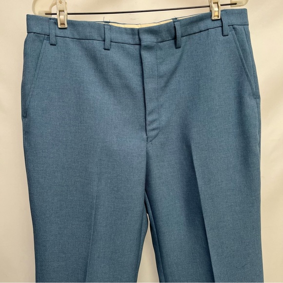 St. Michael - size 36 - VTG 70s trousers - high rise - unique fabric - Picture 3 of 9